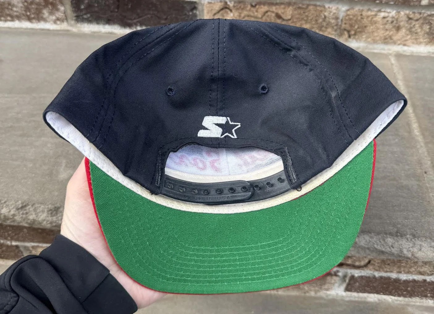 inside of Boston Red Sox cap .jpg