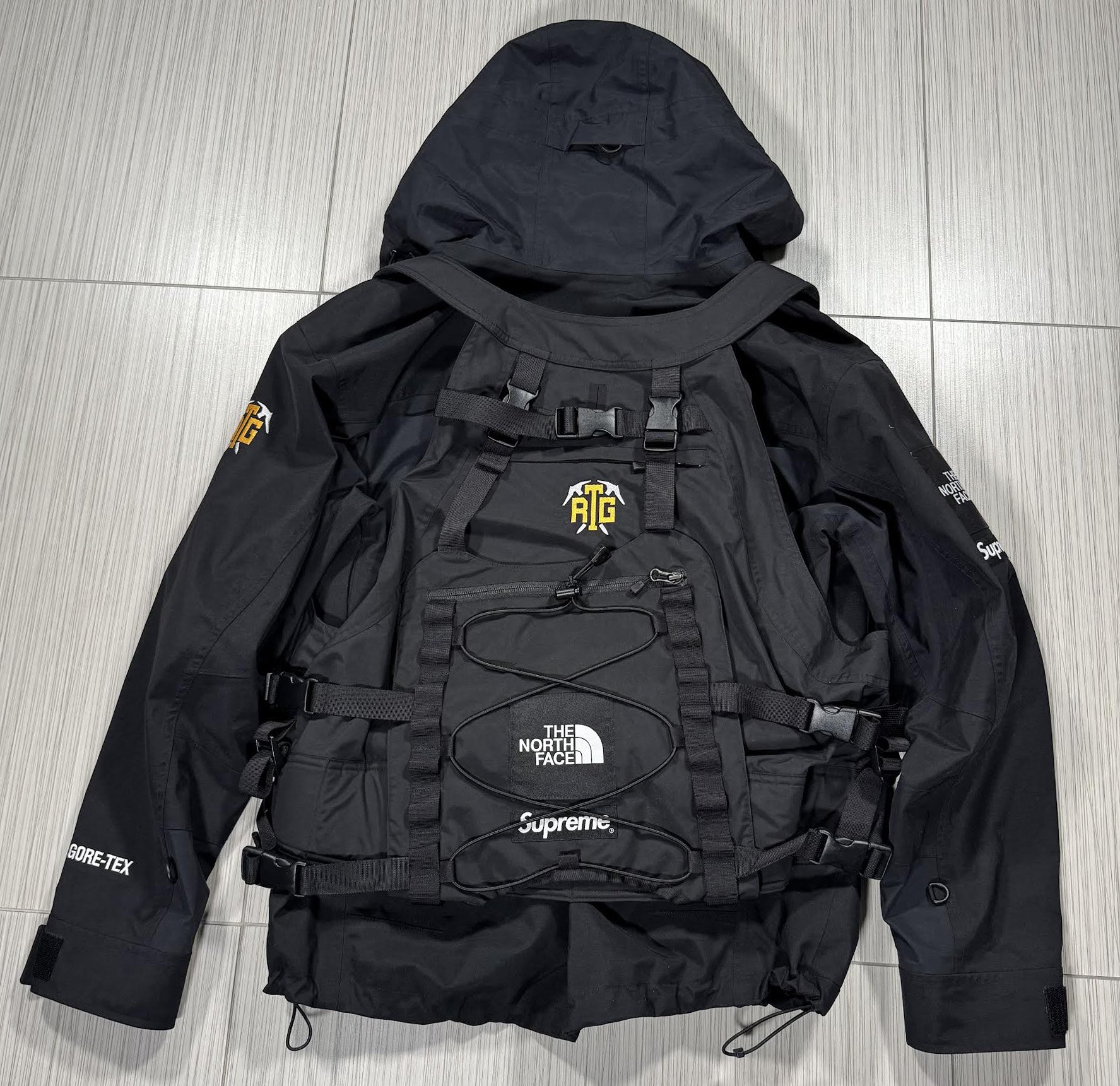 back of North face Supreme Black RTG jacket.jpg