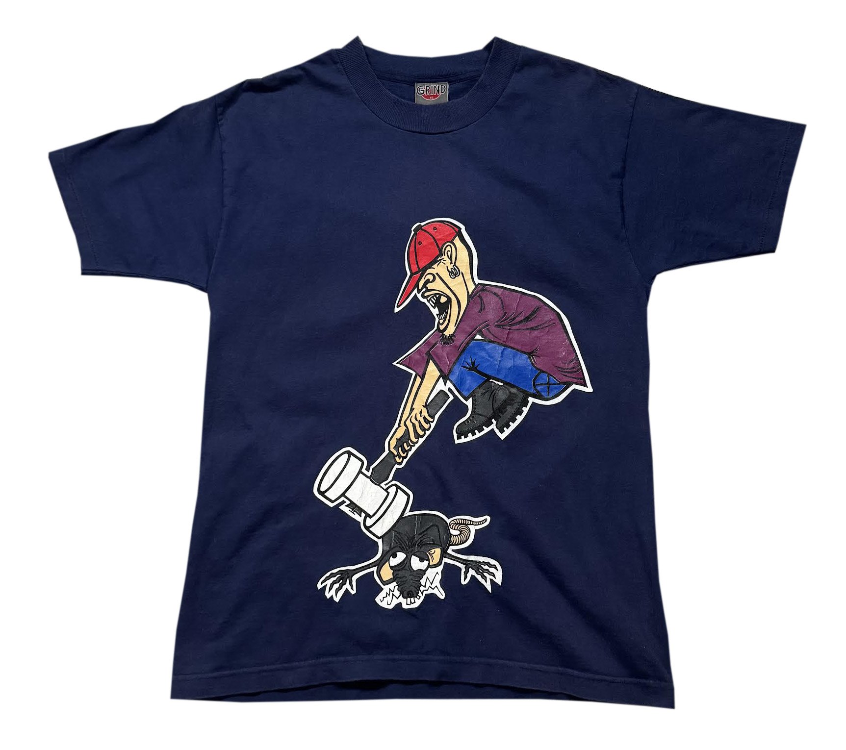 Vintage Grind Inc Kill Rat T Shirt (Size L)