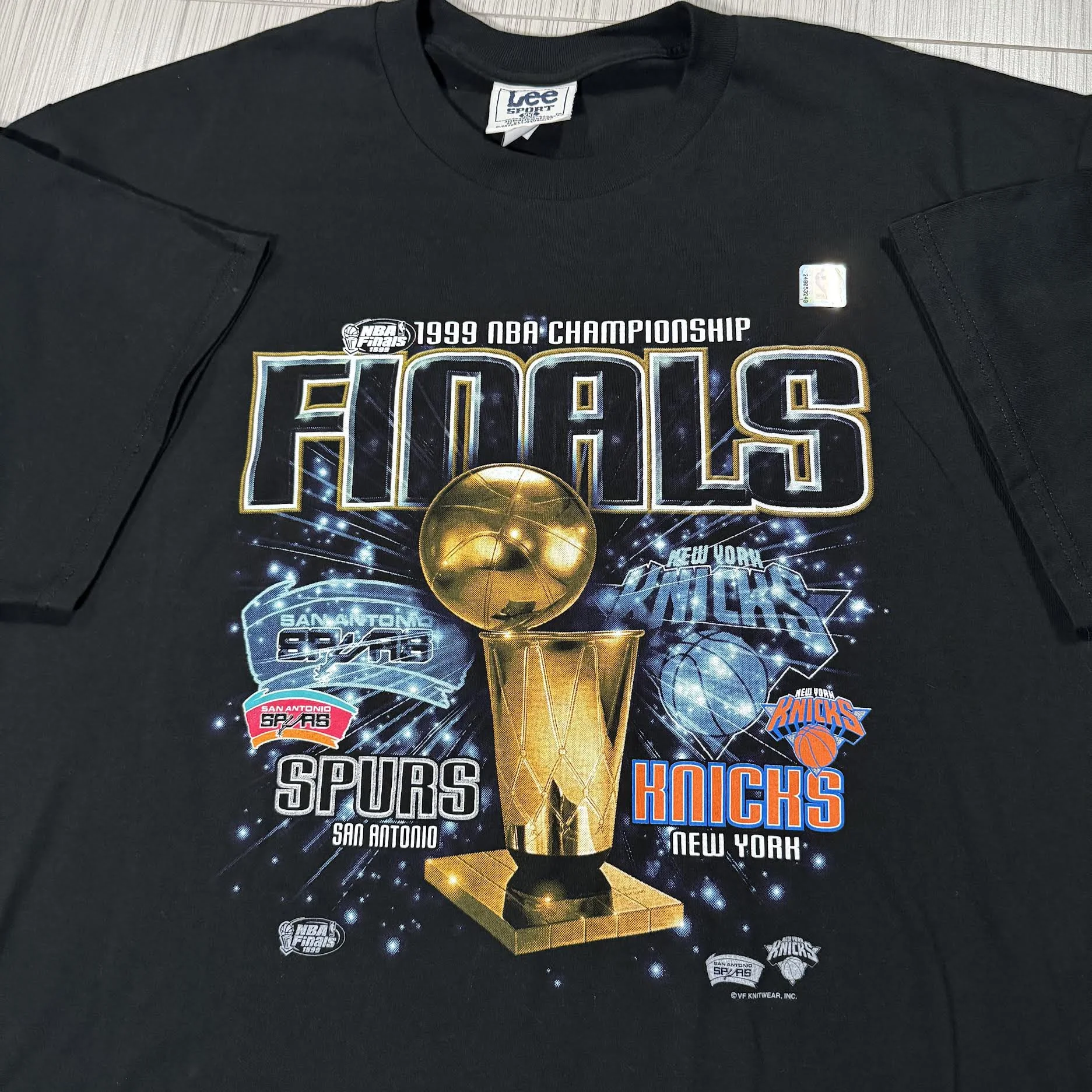 1999 NBA FInals Knicks Spurs tee.jpg