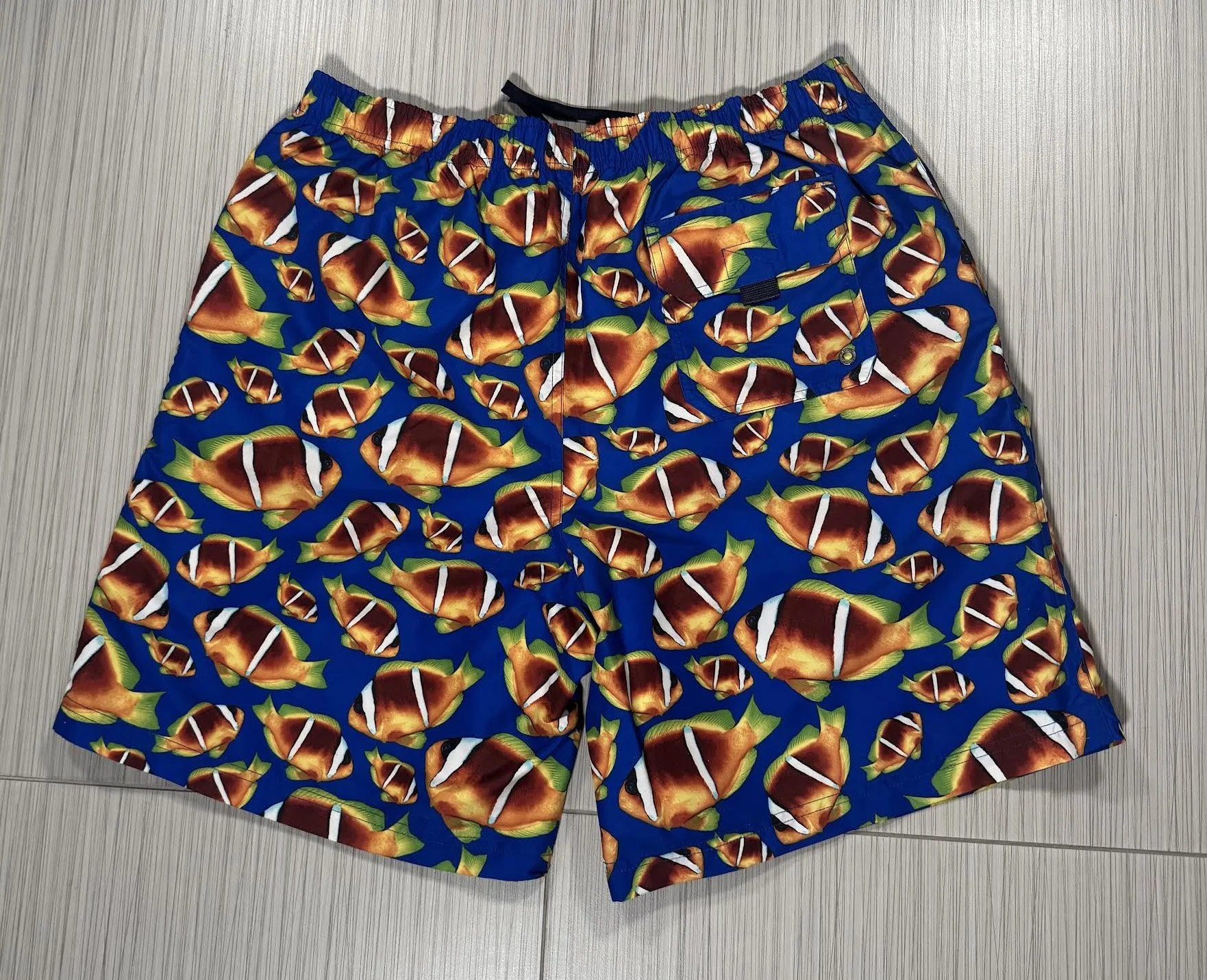 back of Fish Print Swim Trunks.jpg