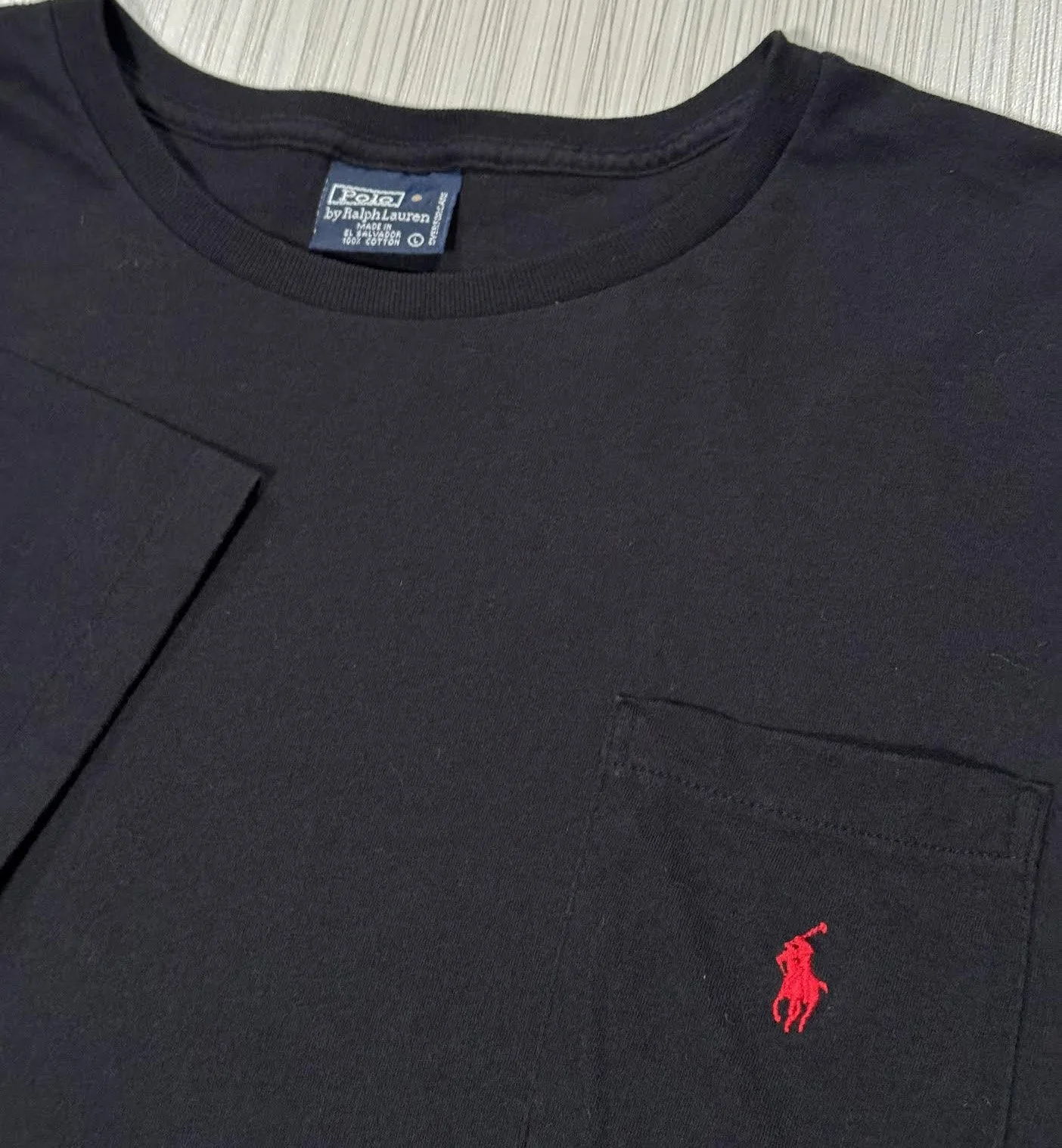 Polo Black Red Pony shirt.jpg