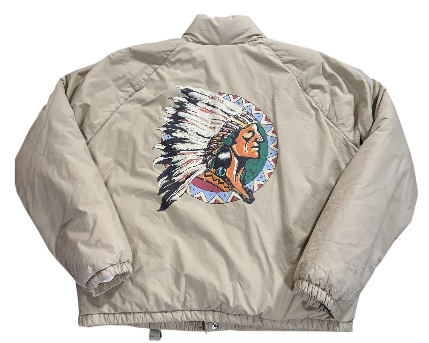 Vintage Polo Ralph Lauren Indian Head Winter Jacket (Size M) — RootsBK