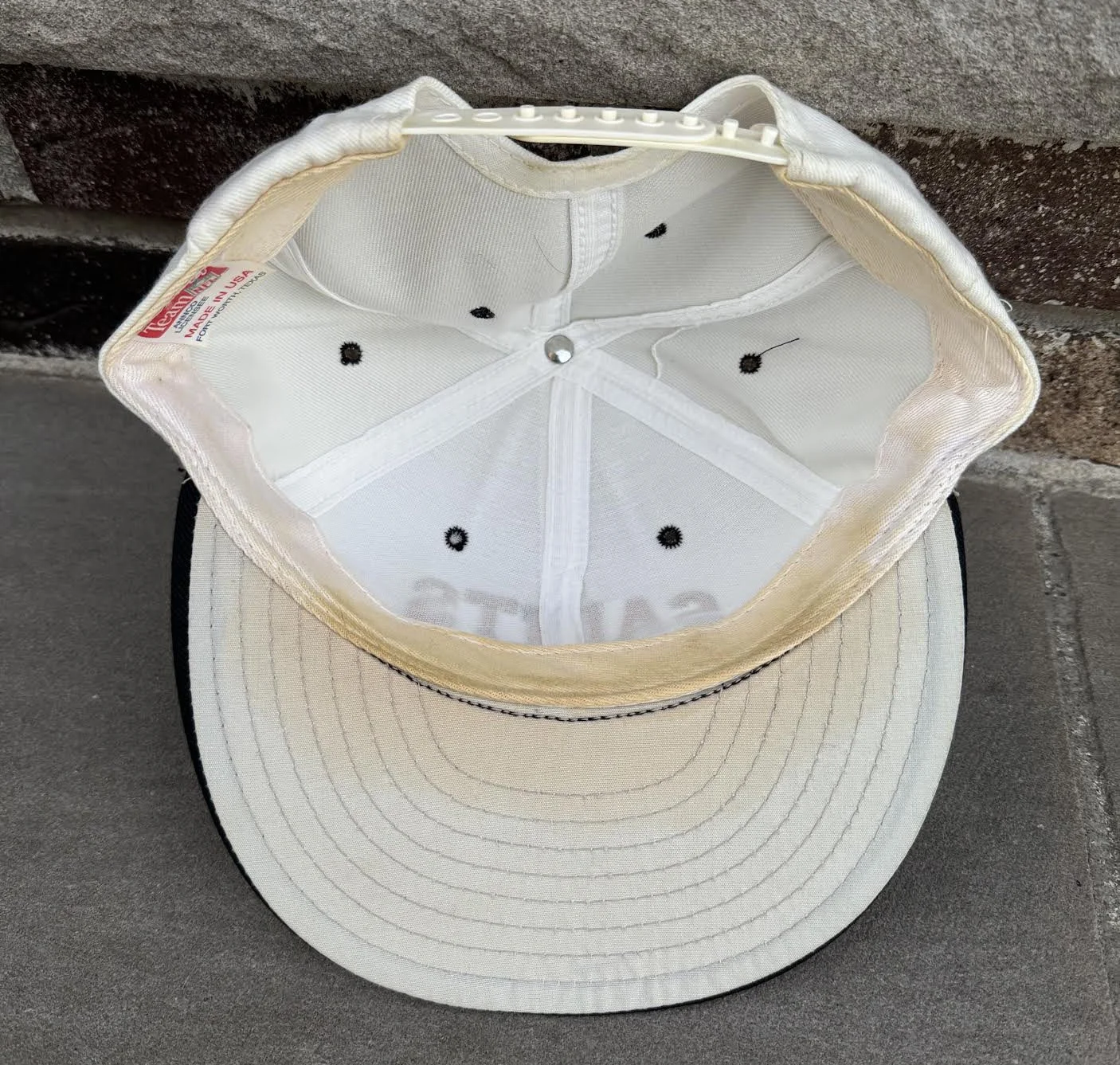 inside of Saints hat.jpg