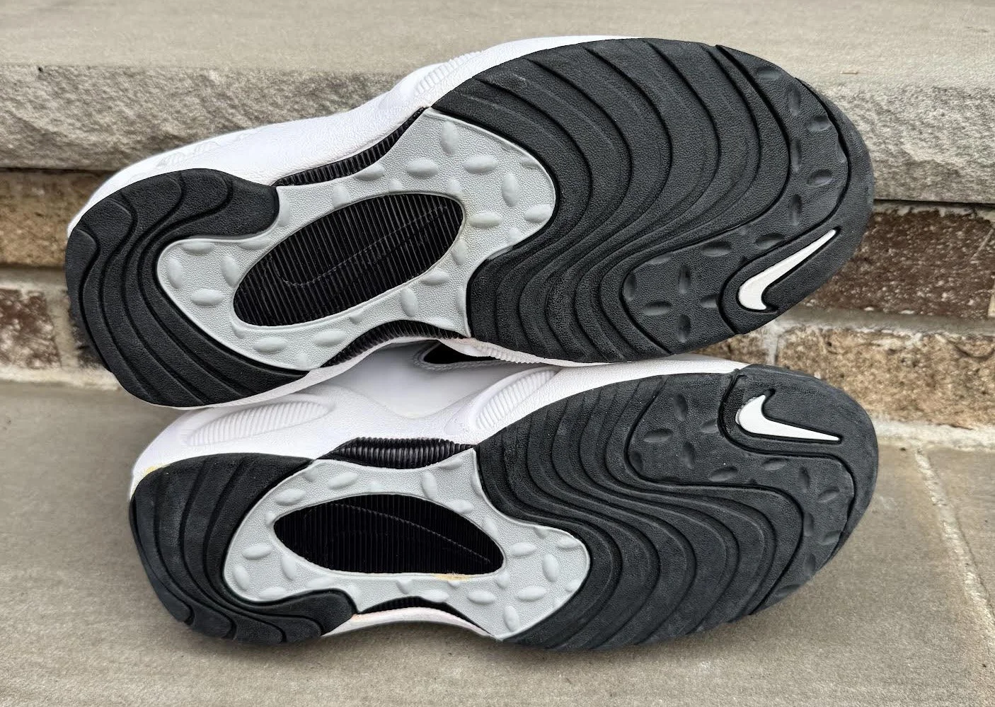 Nike Air Lambaste White / Metallic Silver / Black (Size 10.5 