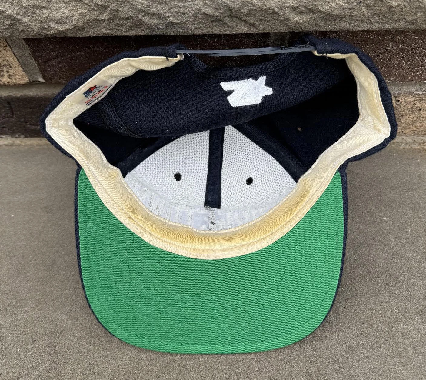 inside of Georgetown hat.jpg