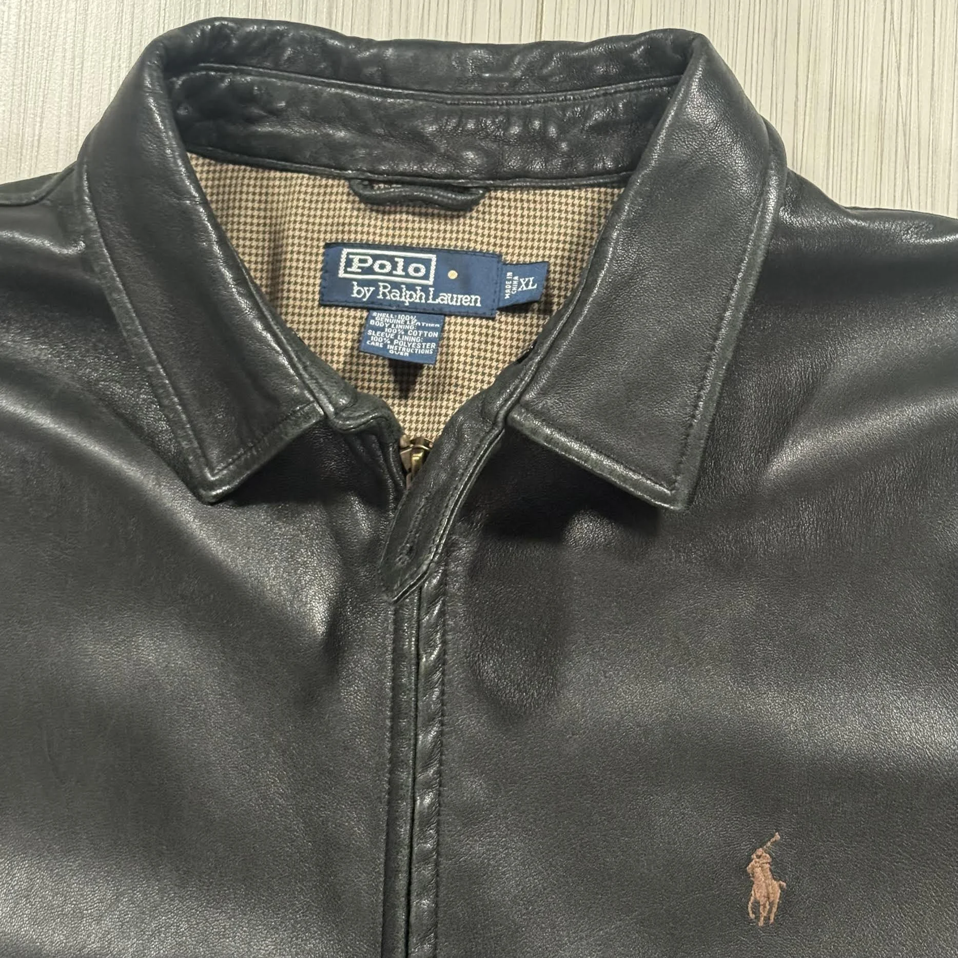 Polo Pony logo on leather jacket.jpg