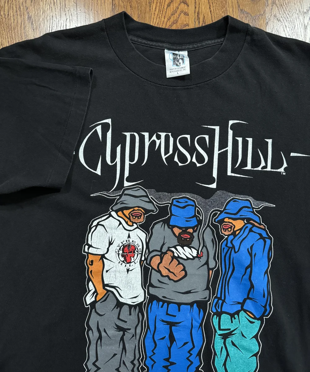 Vintage Cypress Hill Something For The Blunted T Shirt (Size L 