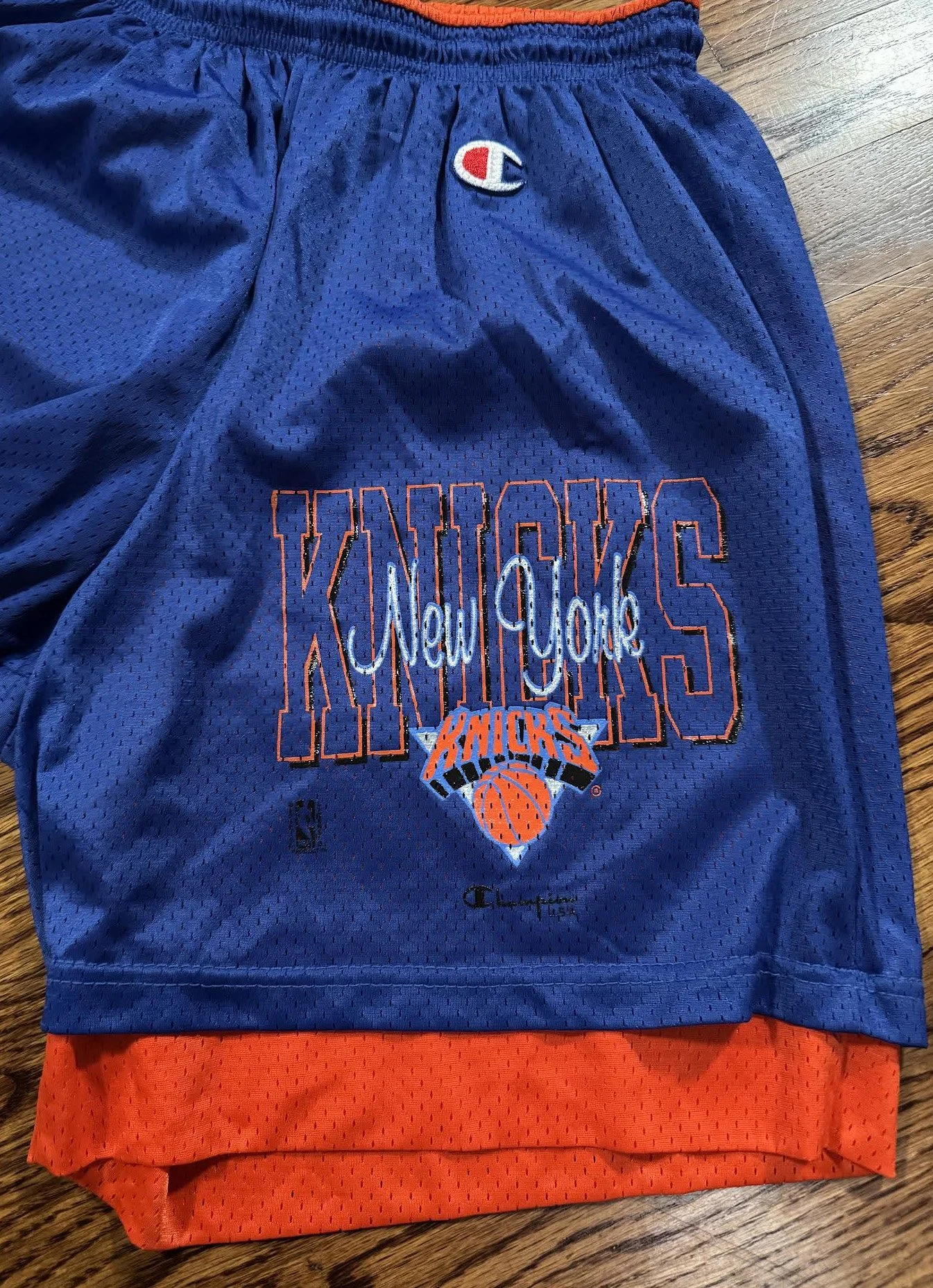 Knicks Double Layer Shorts .jpg