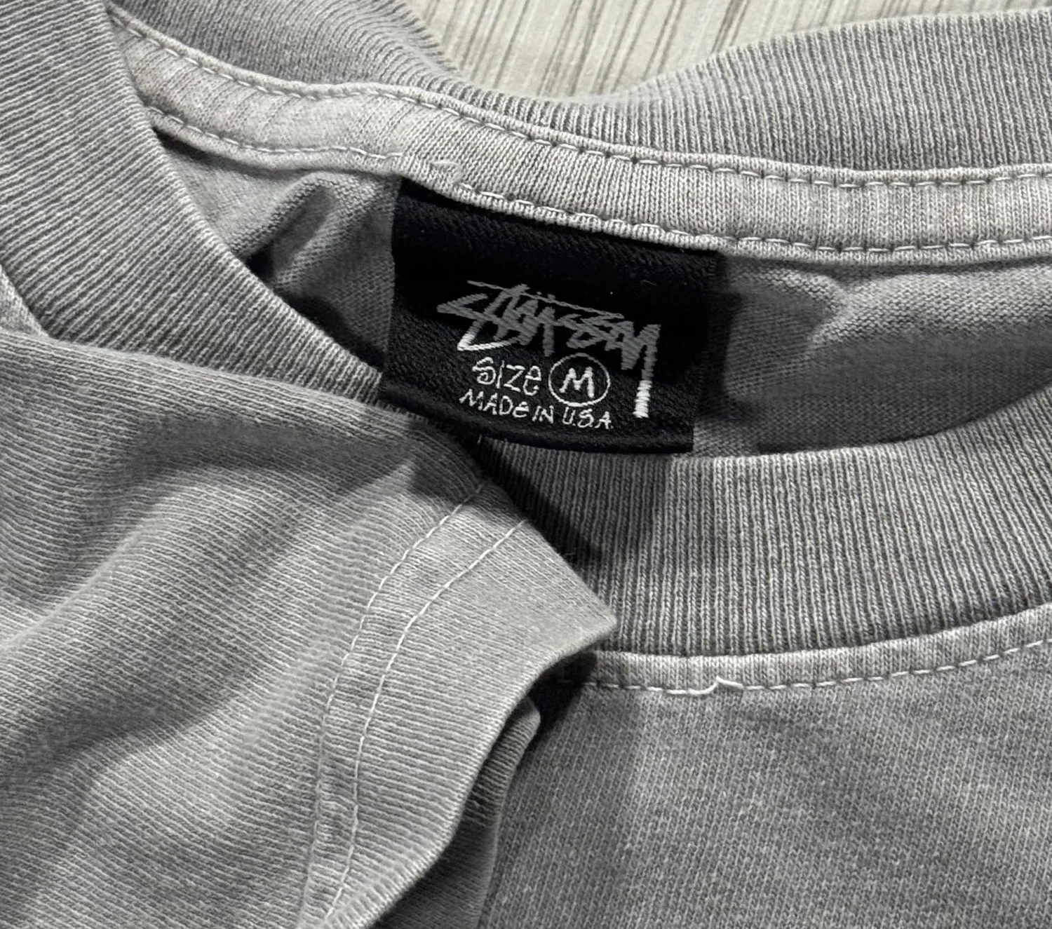 Vintage Stussy Beach Roots Grey / Orange T Shirt (Size M) — RootsBK