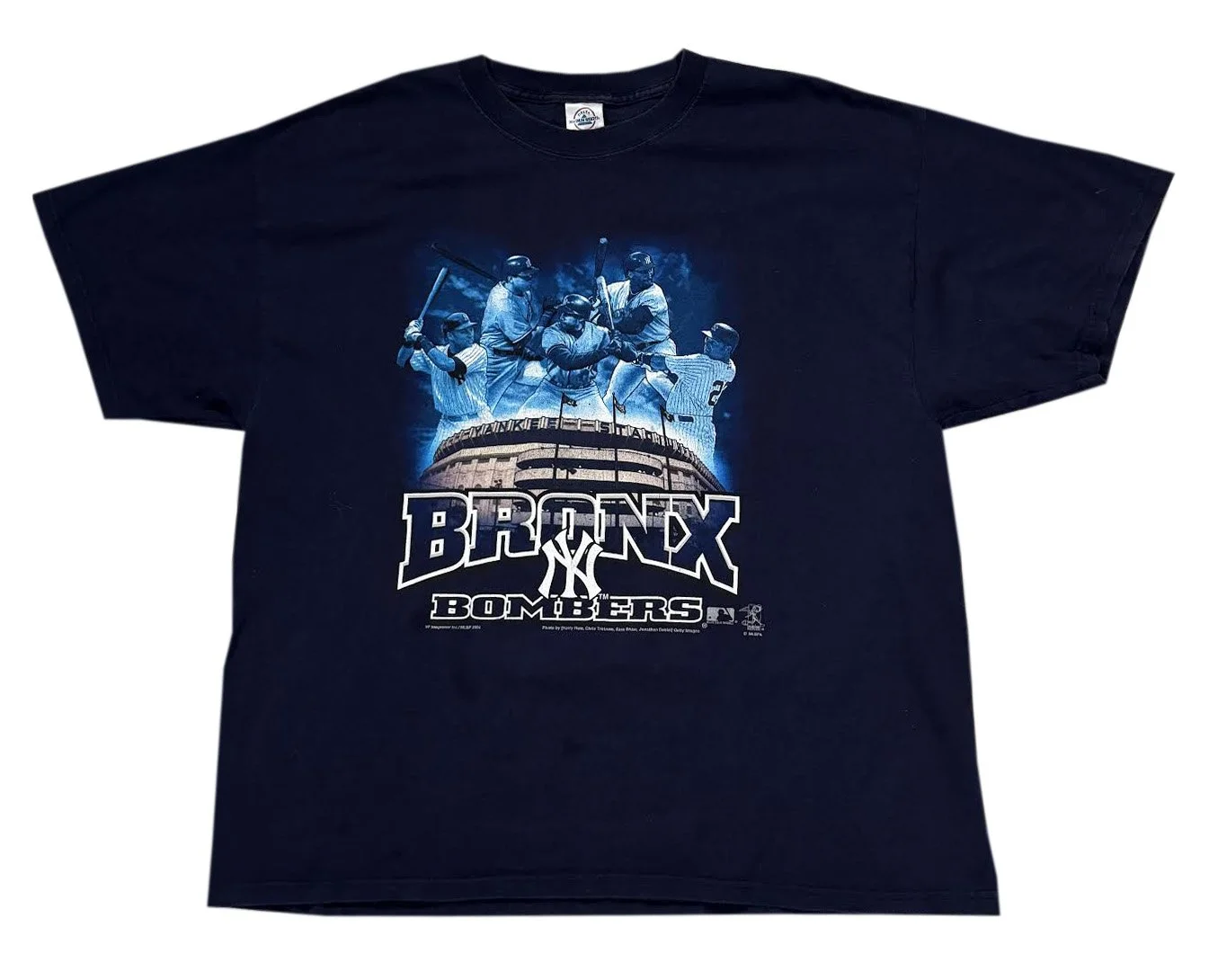 Vintage New York Yankees Bronx Bombers T Shirt (Size XL)