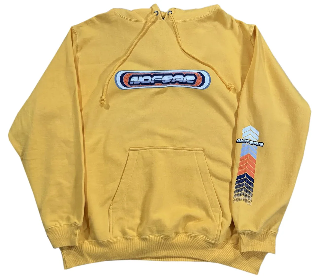 Vintage No Fear Yellow / 3M  Hoodie (Size XL) NWT