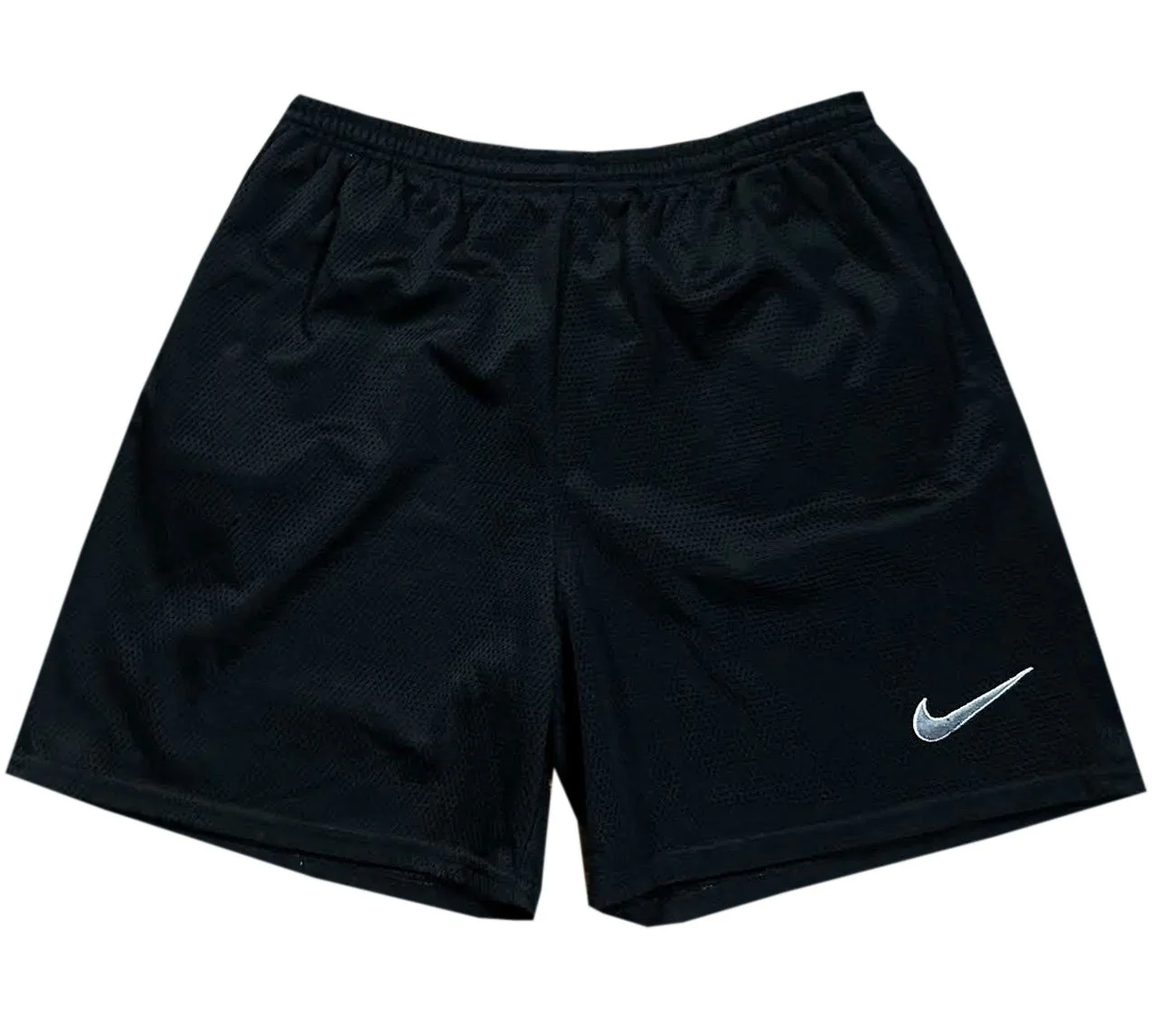 Nike Black Swoosh Mesh Shorts.jpg