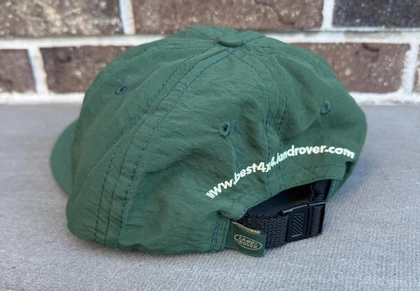 back of Land Rover cap green nylon.jpg