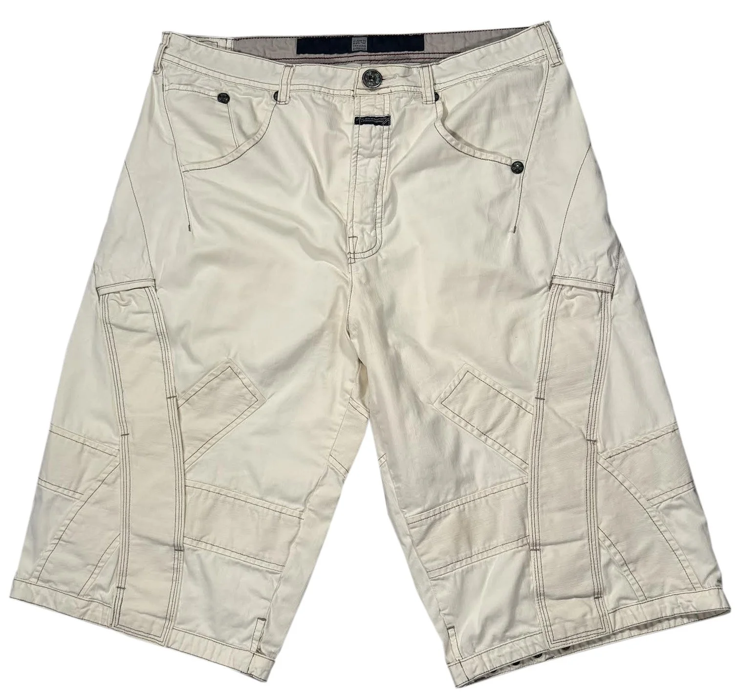 Girbaud White Unique Shorts.jpg