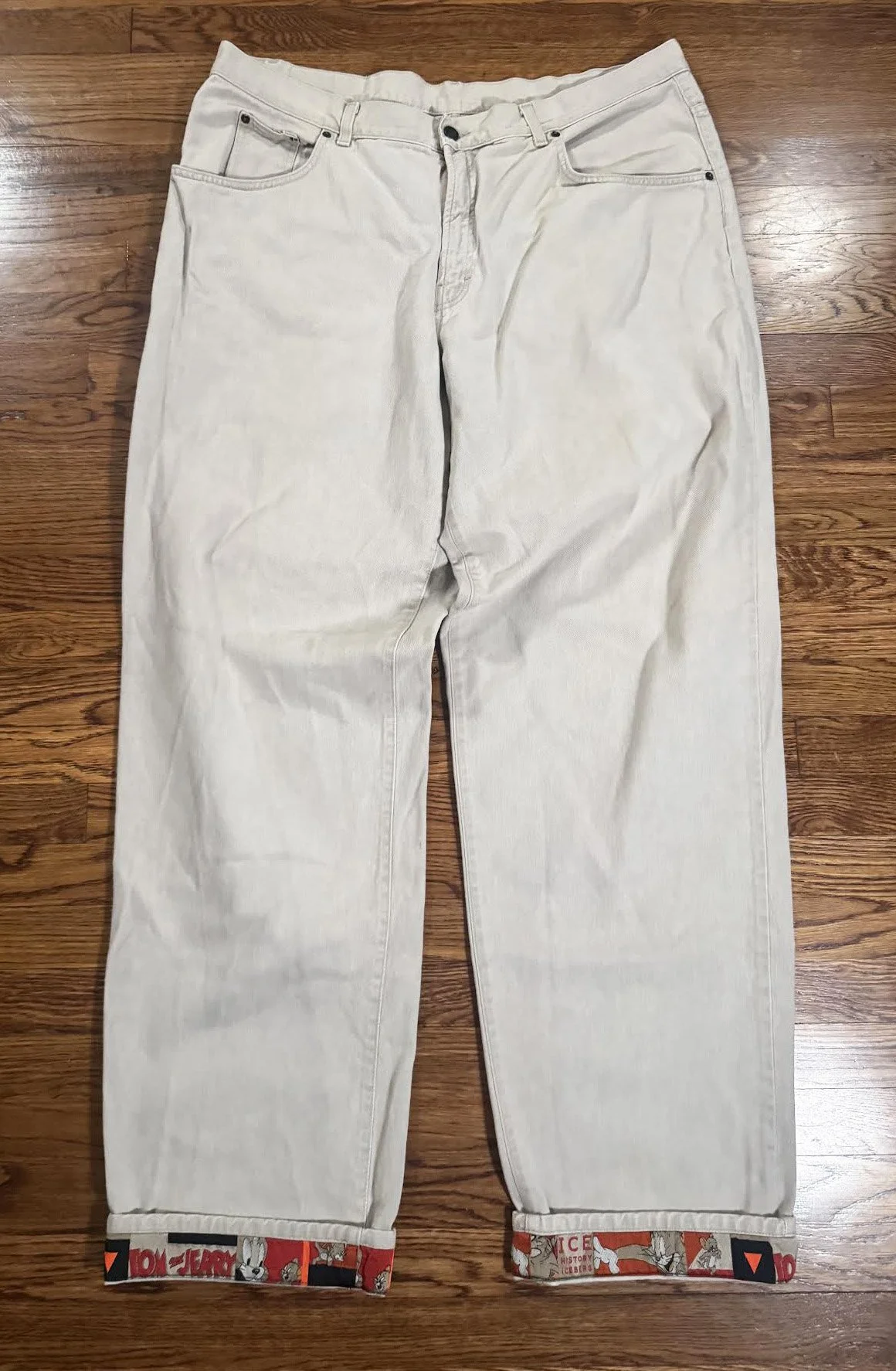 front of Iceberg Tom & Jerry Pants.jpg