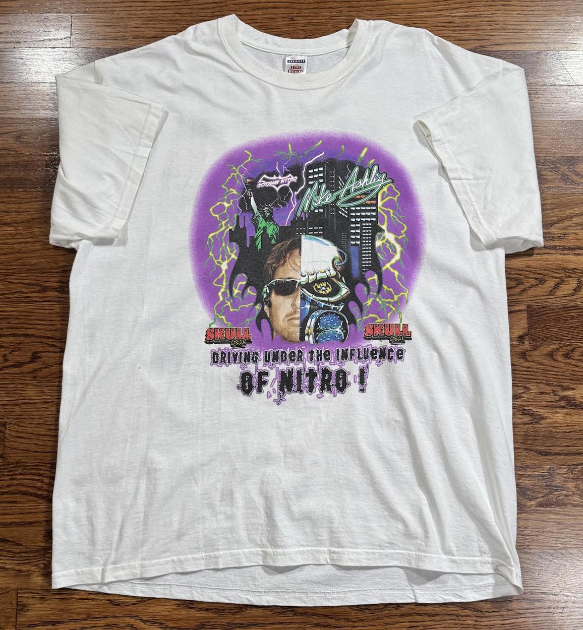 front of Mike Ashley Skull Gear shirt .jpg