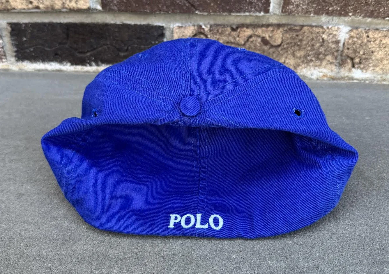 back of Polo Fitted RL 92 blue.jpg