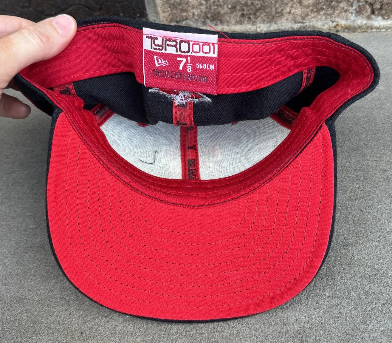 insdie of Texas Tech Fitted Hat.jpg