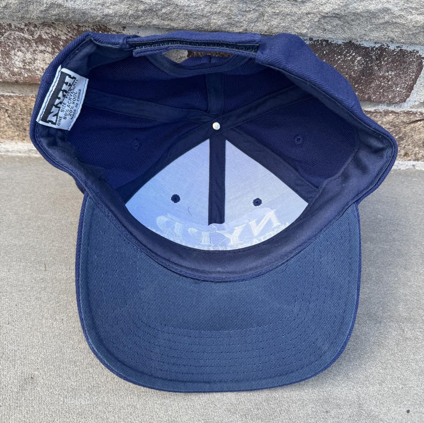 inside of NYPD hat.jpg