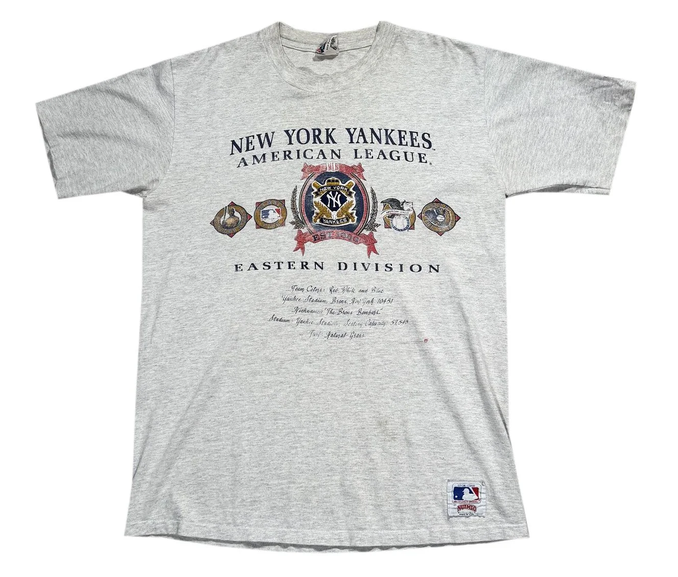 Nutmeg Heather Grey Tee Yankees.jpg