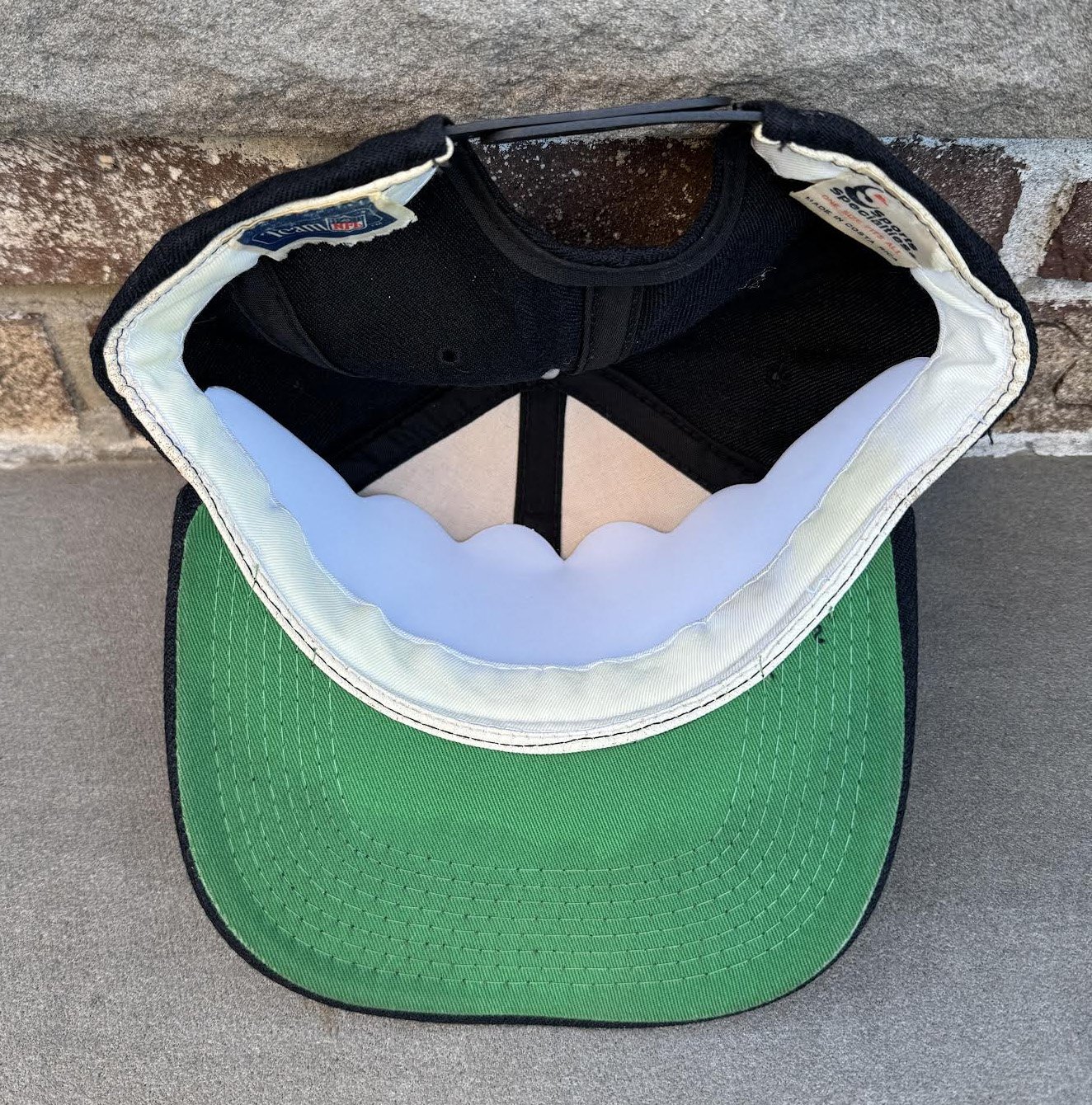 inside of Sports Specialties Jets hat.jpg