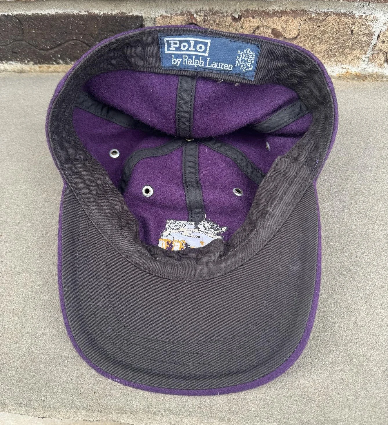 inside of Polo Purple Wool hat.jpg