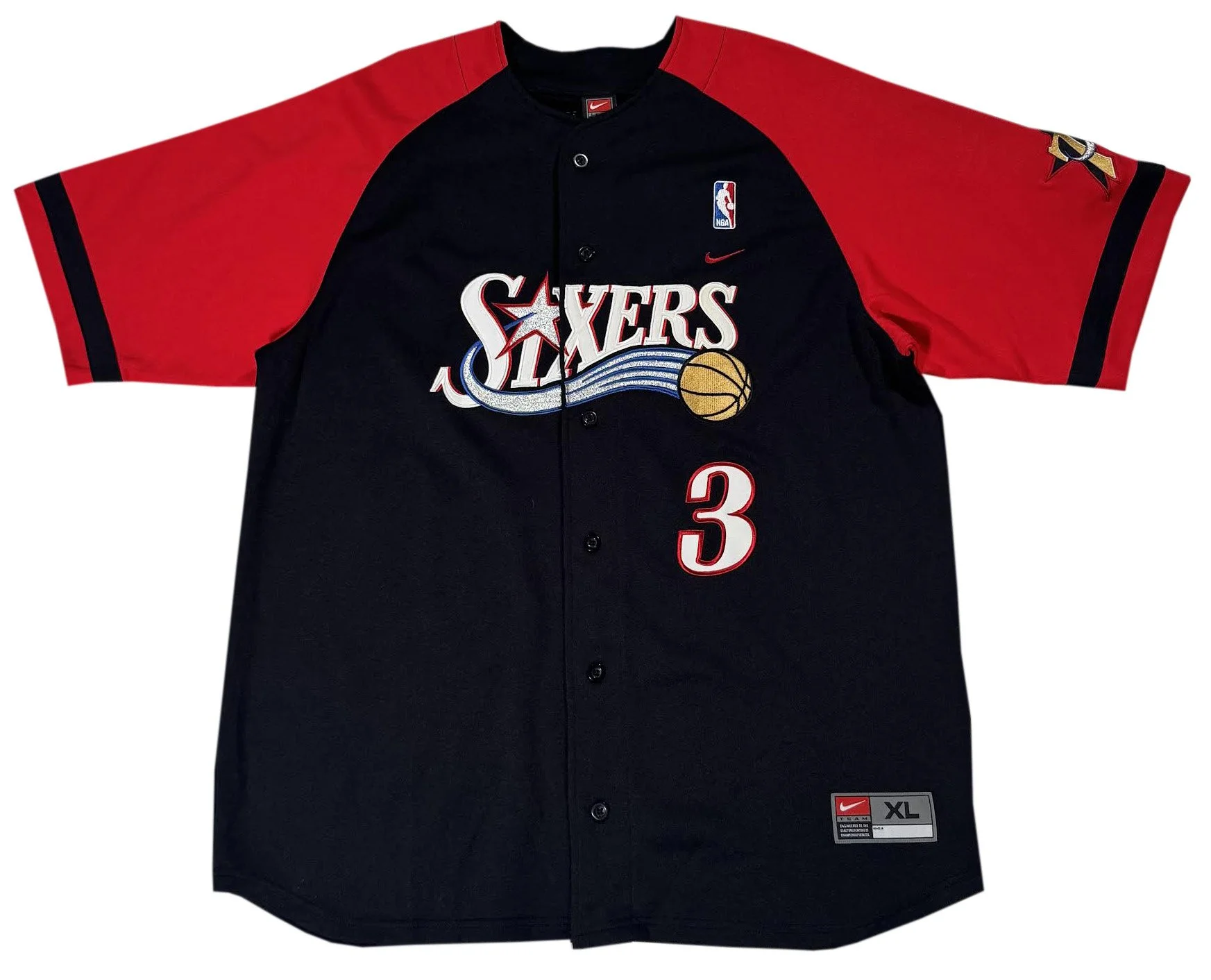 Nike Authentic Sixers Shoot Around Shirt .jpg