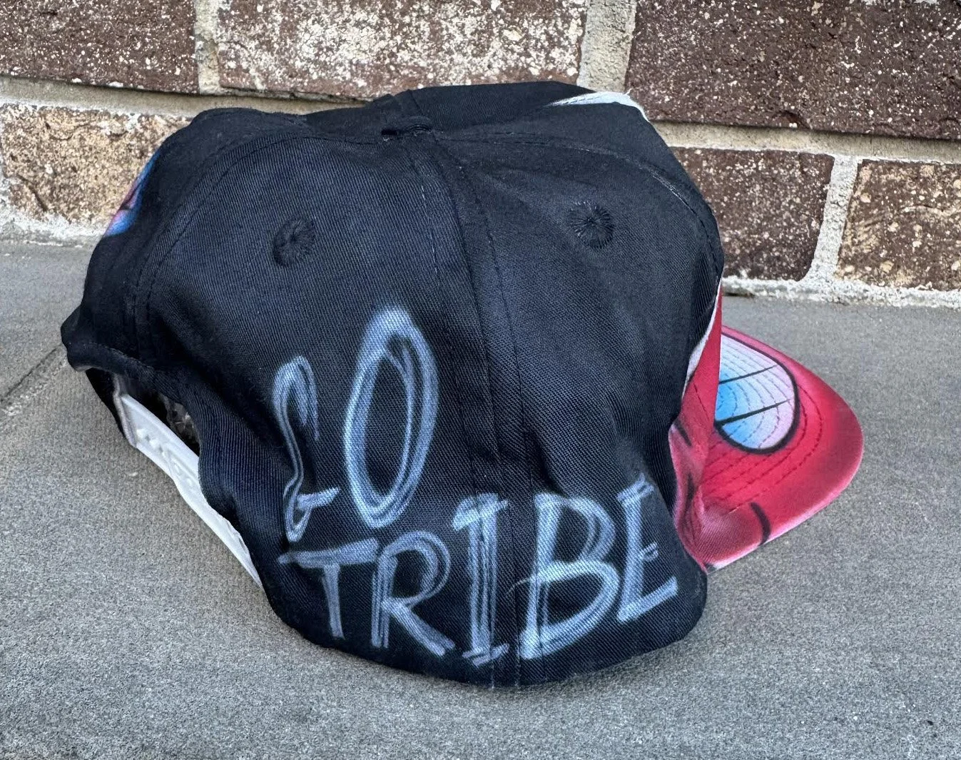 Go Tribe Indians Airbrushed snapback .jpg