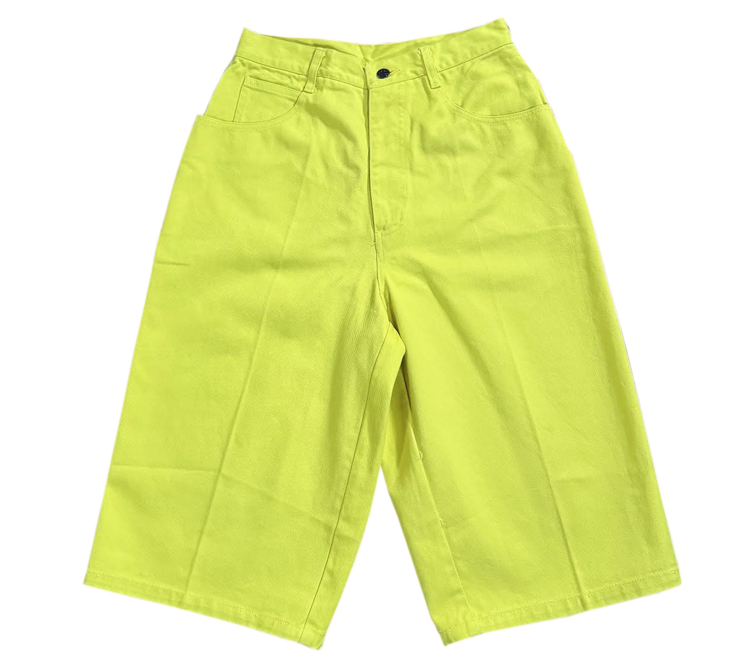 Bad Boyz Yellow Denim vtg Shorts.jpg