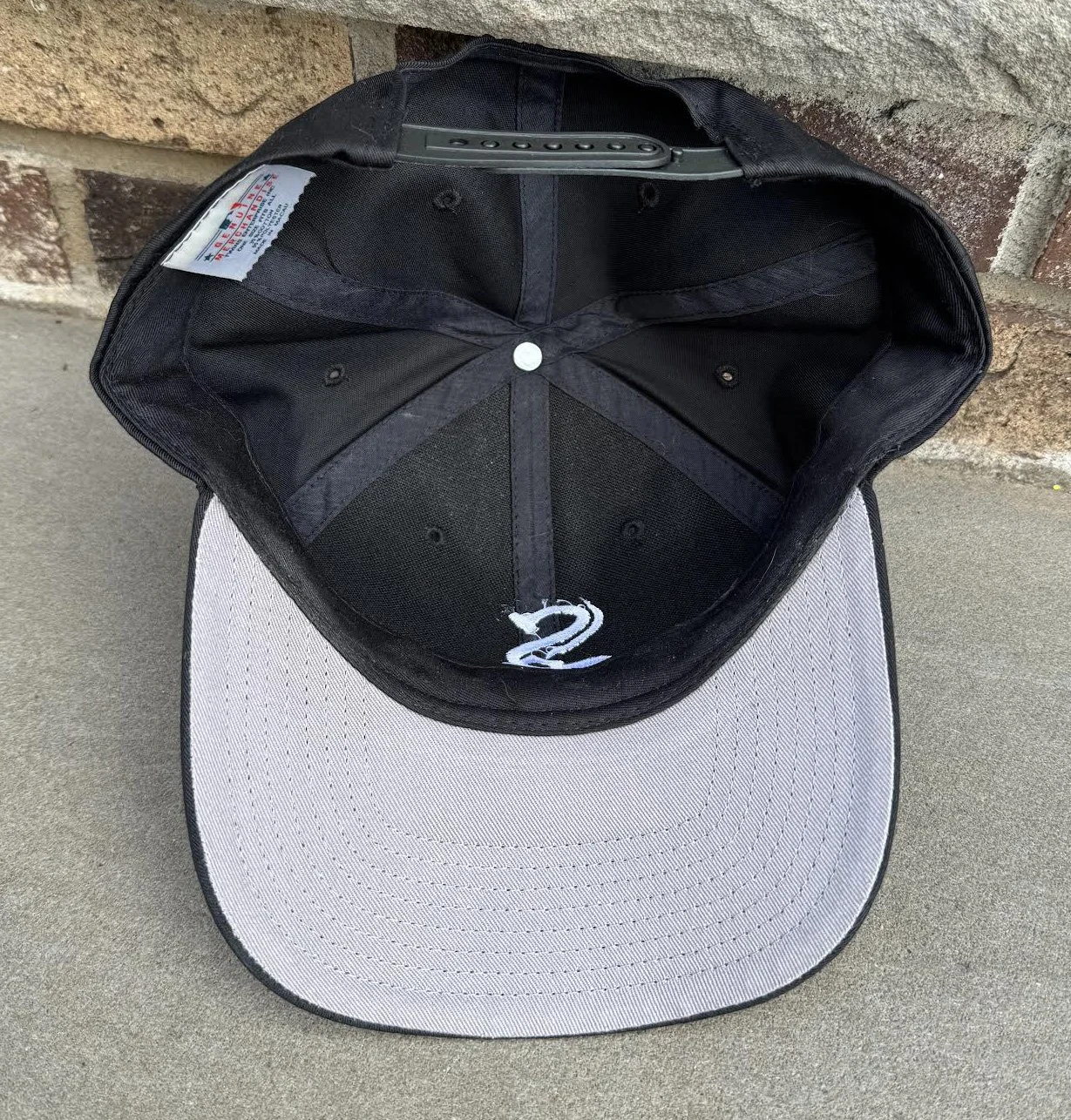 inside of white sox hat.jpg