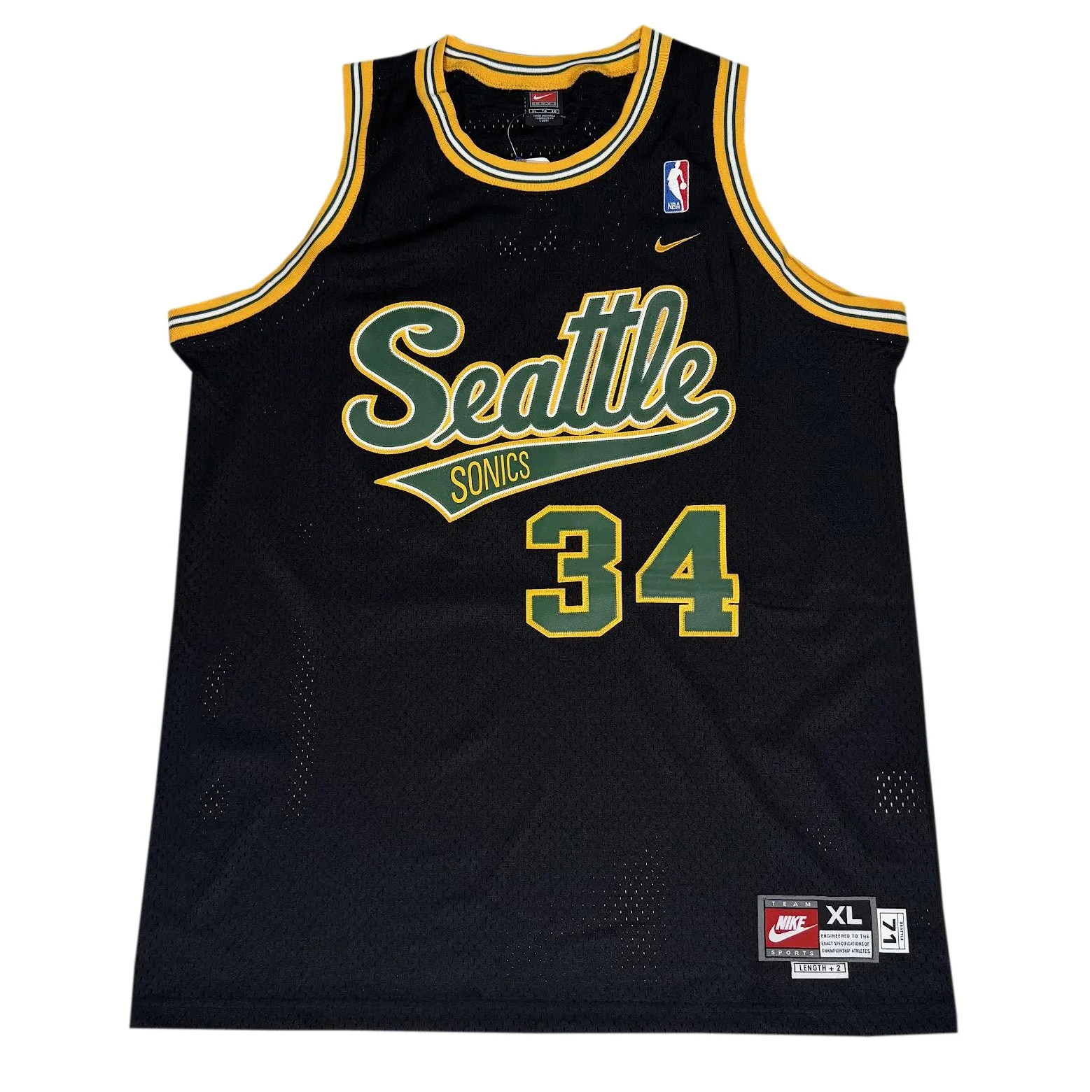 Nike Sonics Ray Allen Black Swingman Jersey .jpg