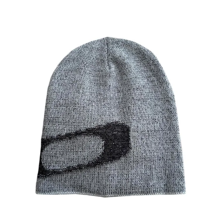 Vintage Oakley Ellipse Heather Grey / Black Beanie