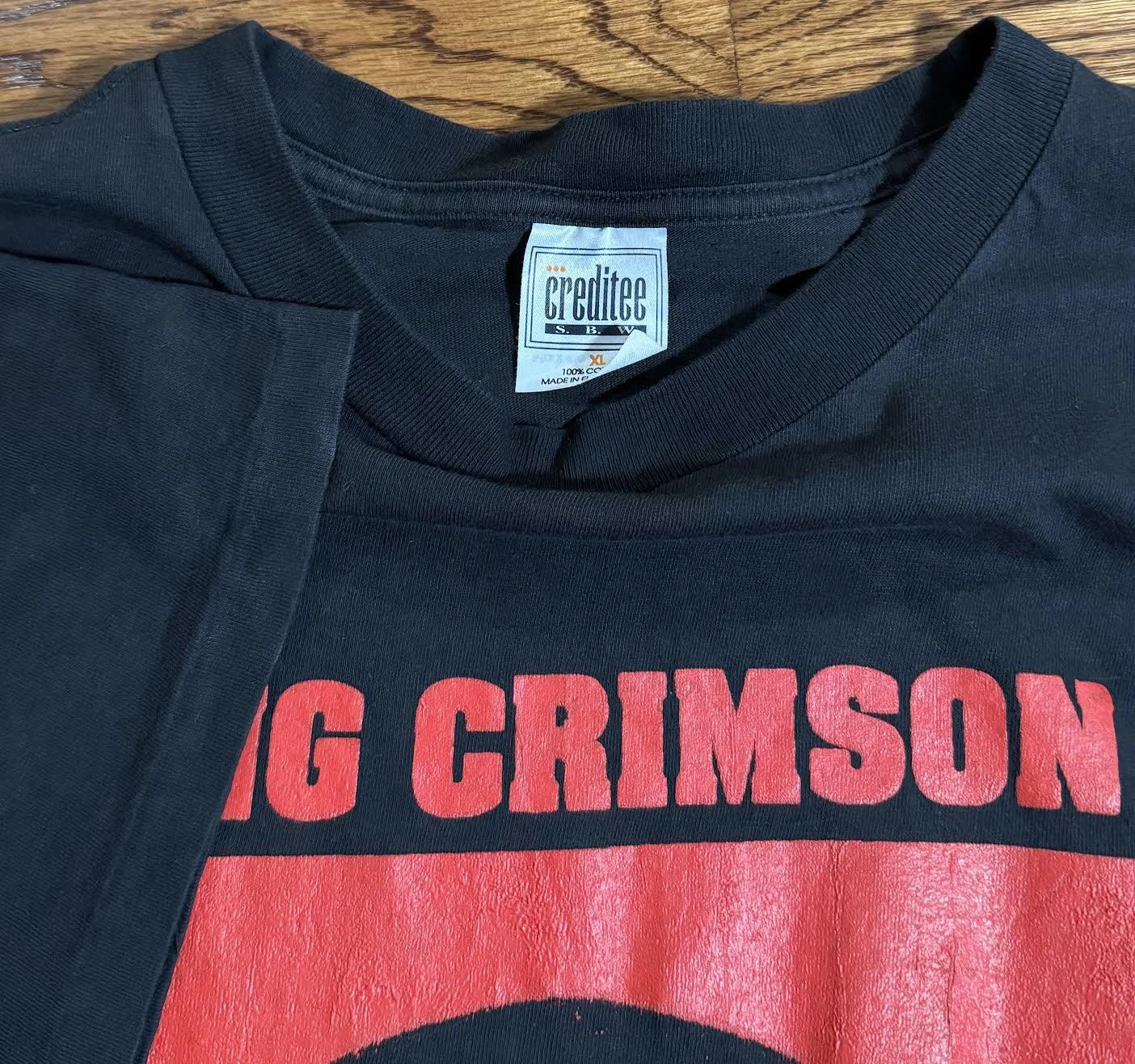Vintage King Crimson Thrakattak Tour 1994 T Shirt (Size L) — RootsBK