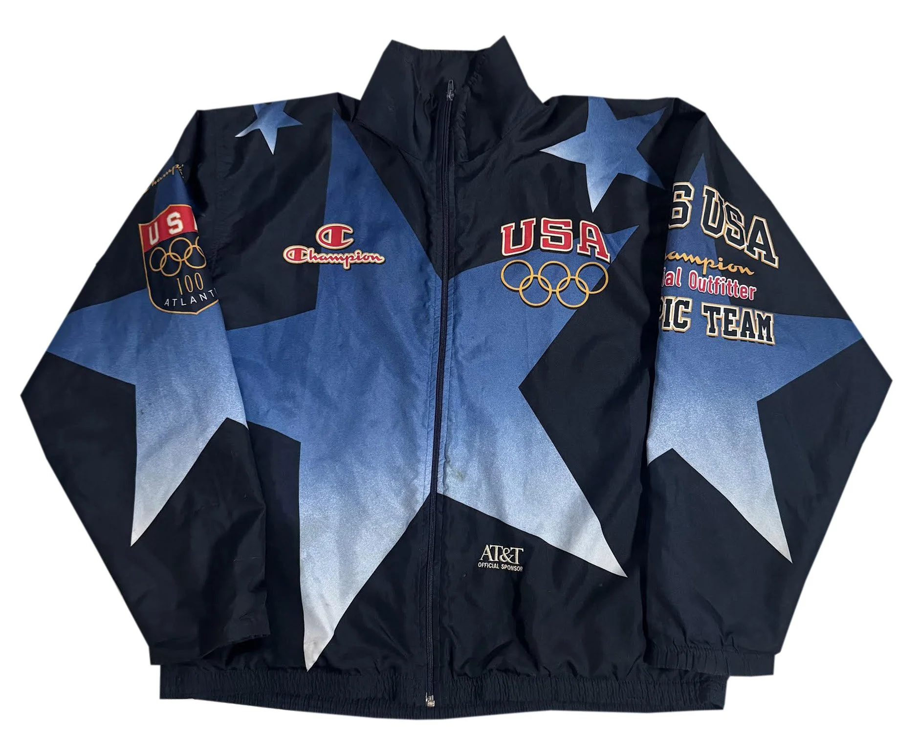 Vintage Champion Team USA Olympic Jacket (Size XL)