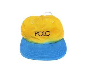 Vintage Polo Ralph Lauren Yellow / Blue Brim Hat NWOT — RootsBK display picture 3