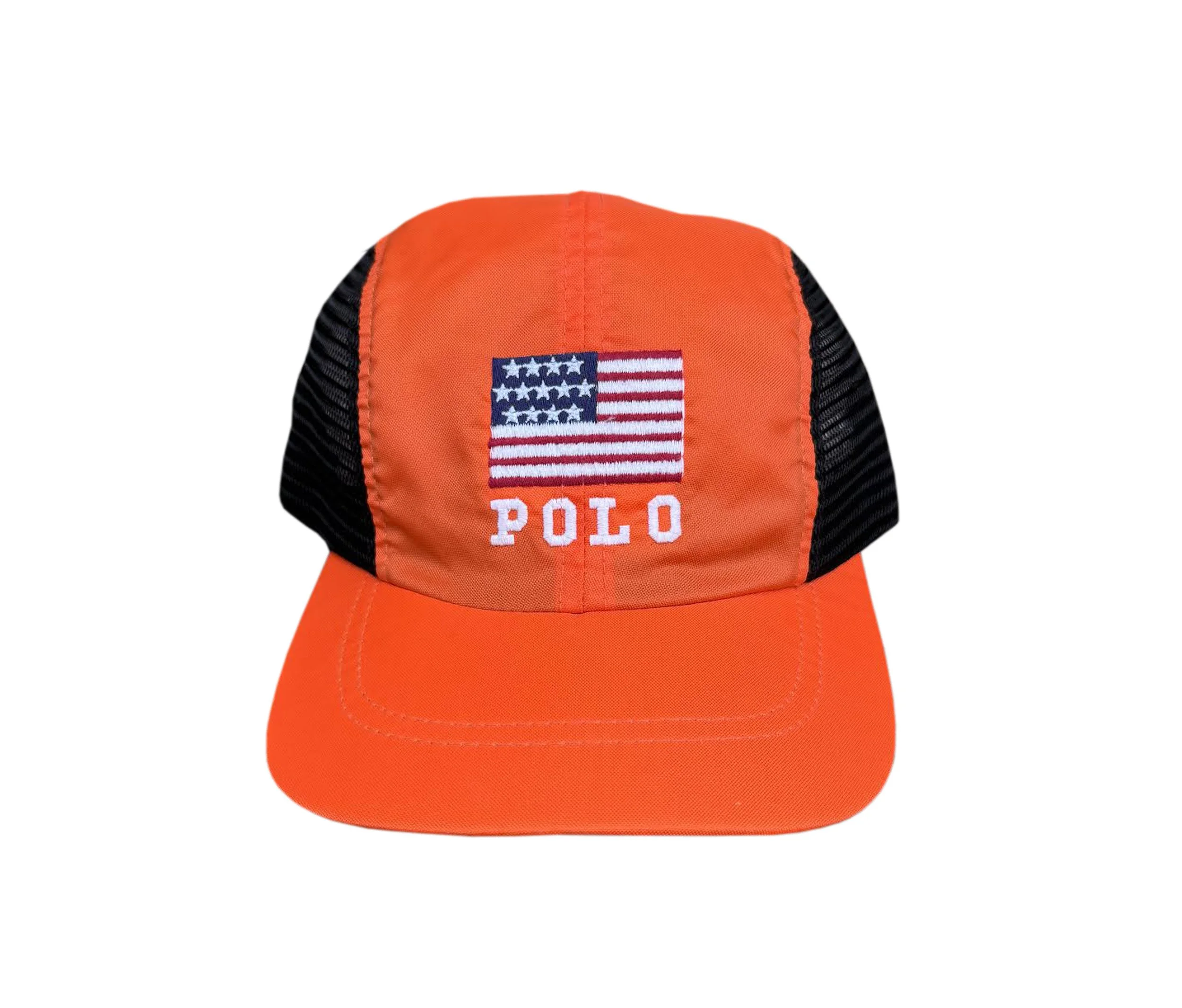 Vintage Polo RL Orange Flag hat .jpg