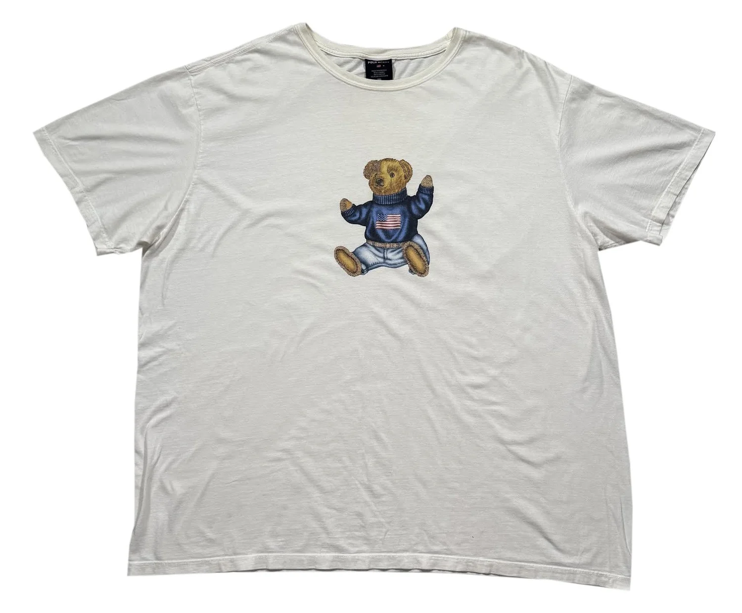 Vtg+Polo+Sit+Down+Bear+shirt. 