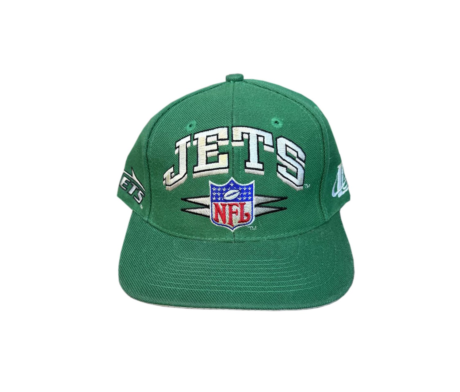 9 Vintage New York Jets Logo Athletic Diamond Cut .jpg