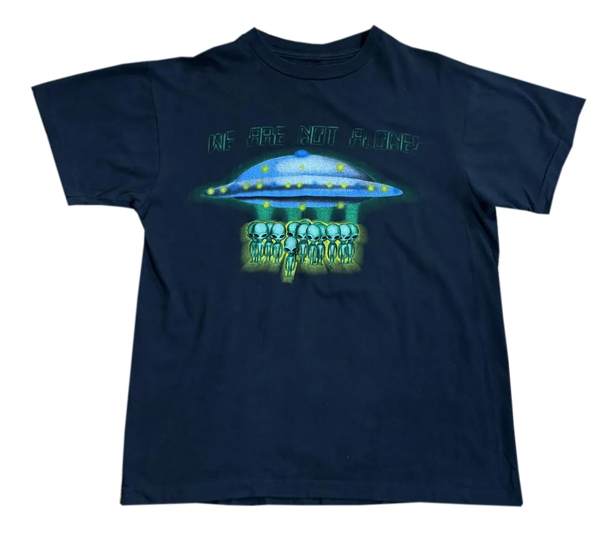 We Are Not Alone Vtg Alien tee.jpg