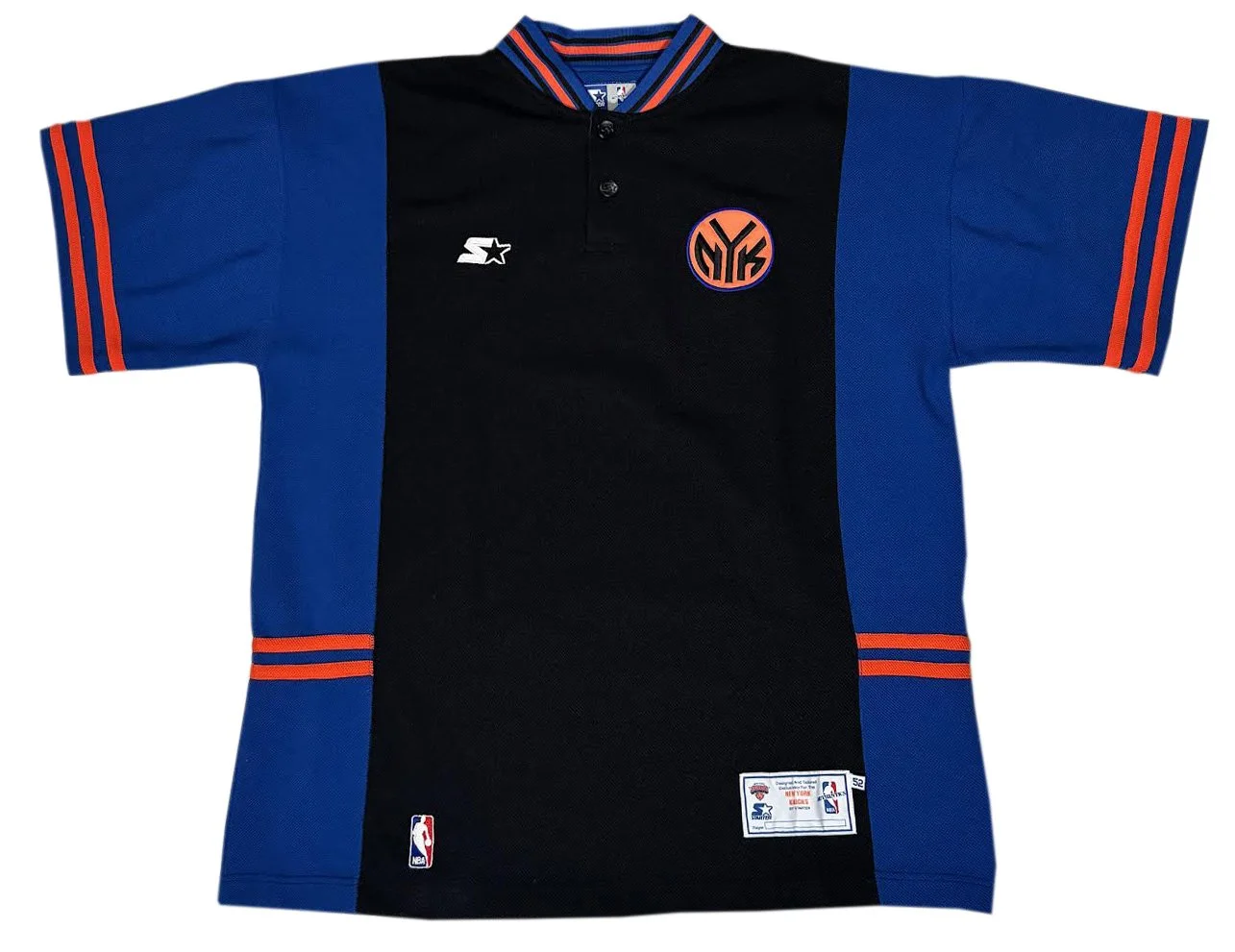Vintage Starter New York Knicks Shoot Around Shirt (Size 52)