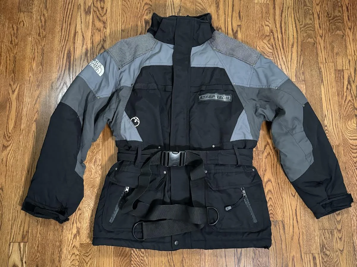 Vintage The North Face Steep Tech 600 LTD Black / Grey Jacket 