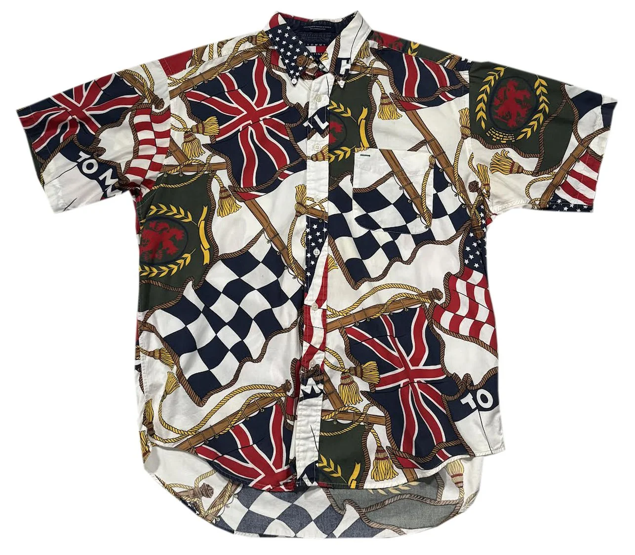 Vtg Tommy Hilfiger Flag Print Archive shirt.jpg