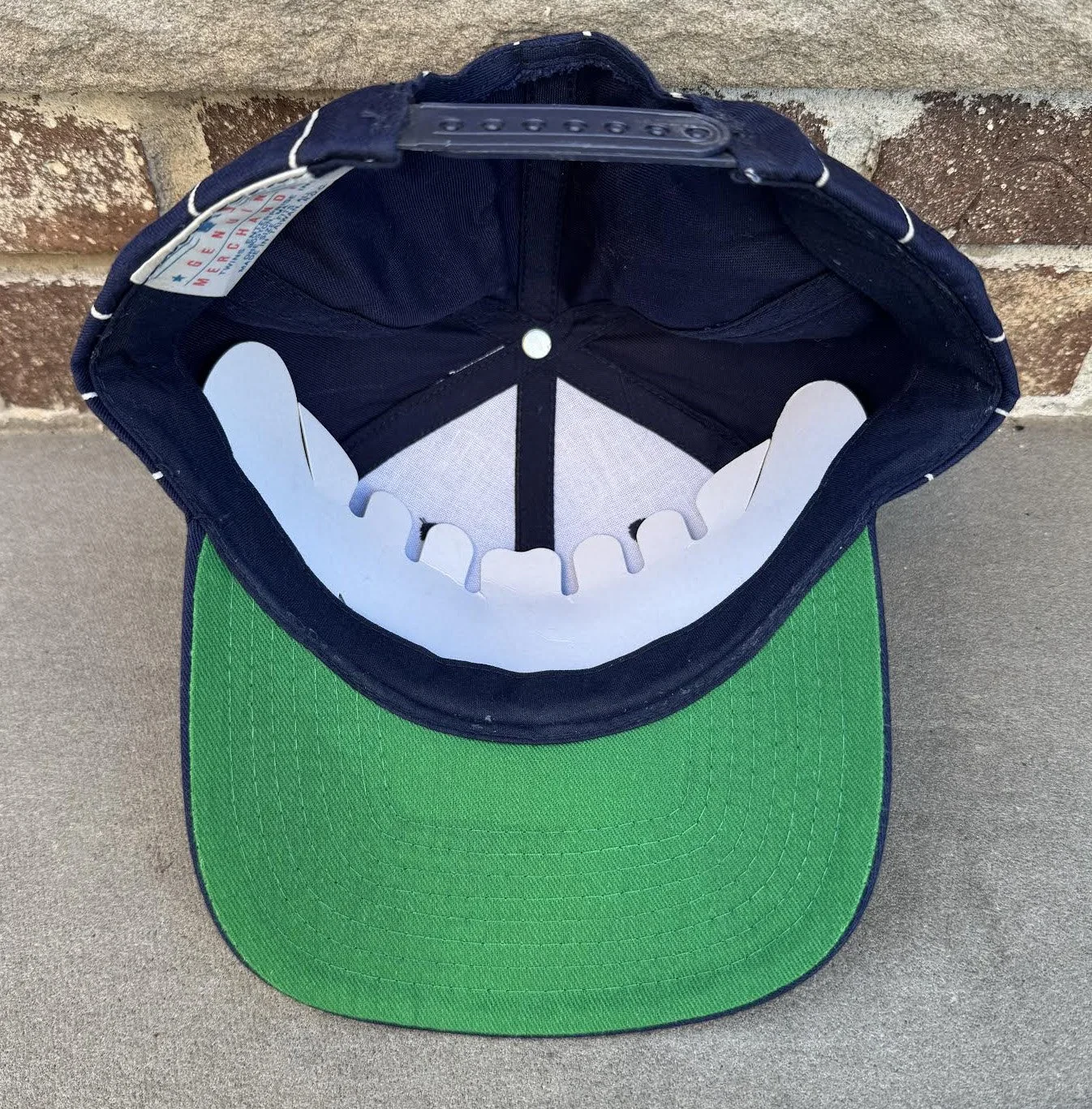 inside of Yankees pinstripe hat.jpg