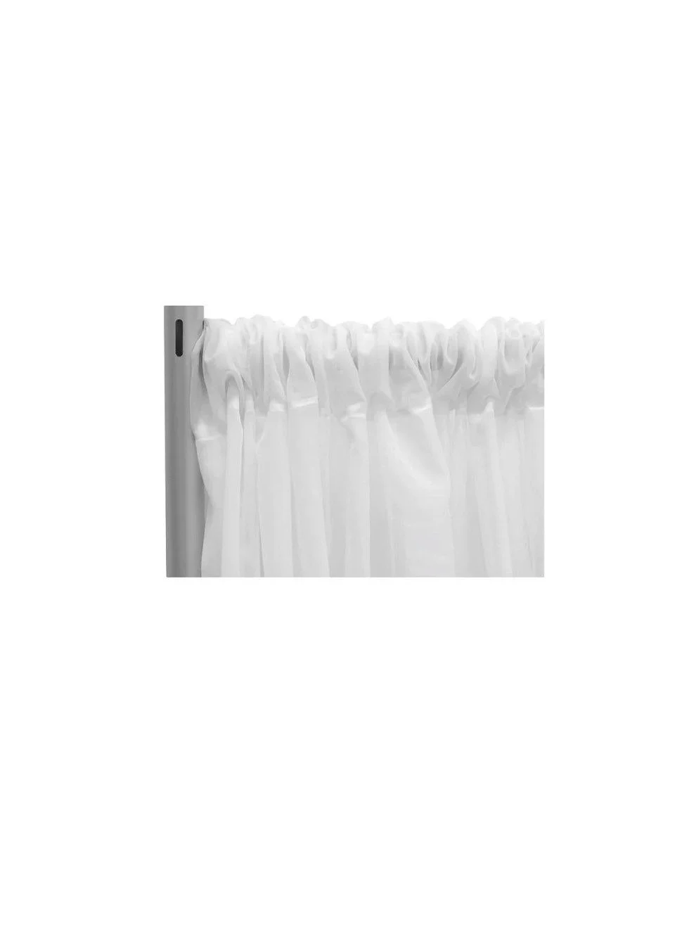 White Sheer Drape/Backdrop Panel