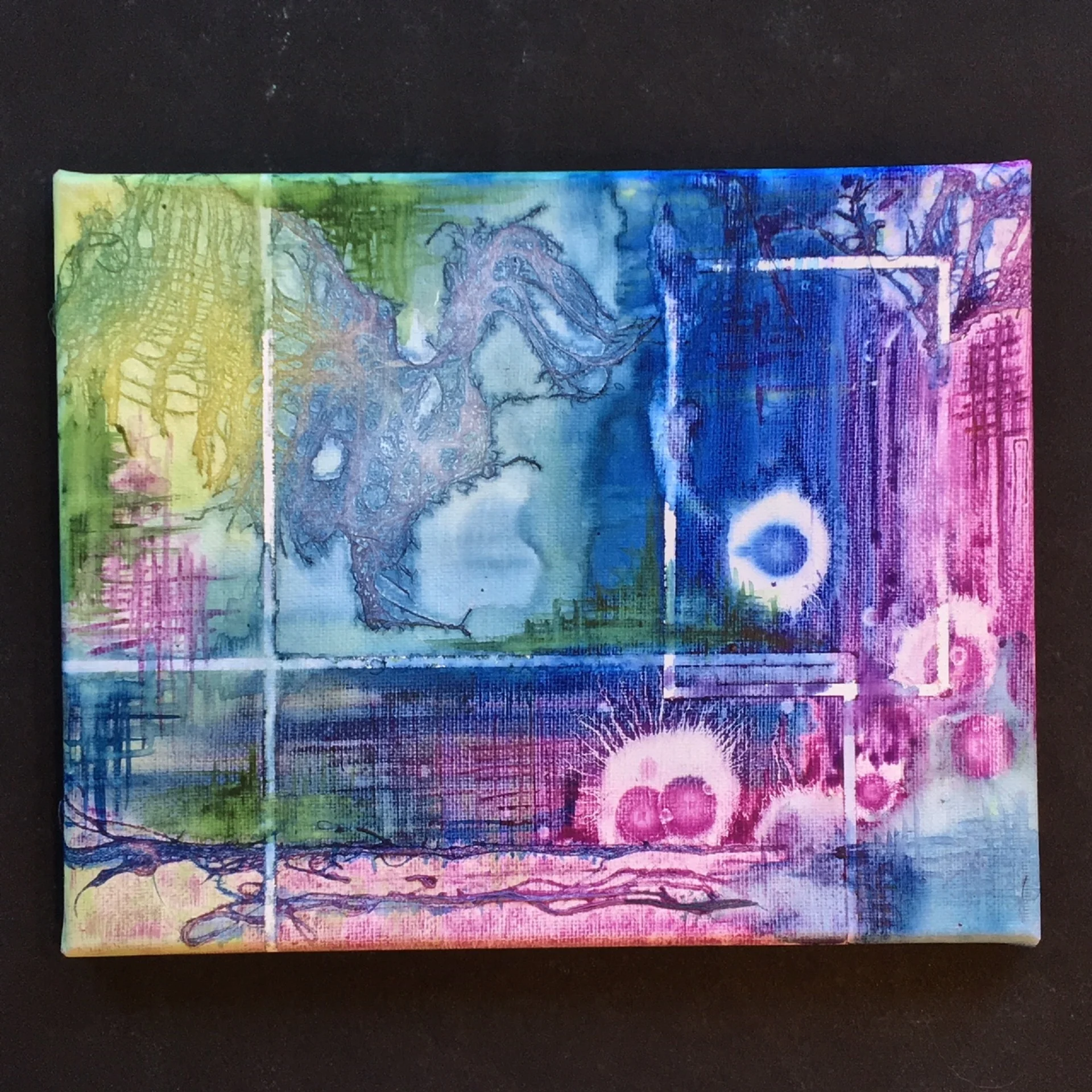 Purple #3, 10" x 8", watercolor on canvas, $45