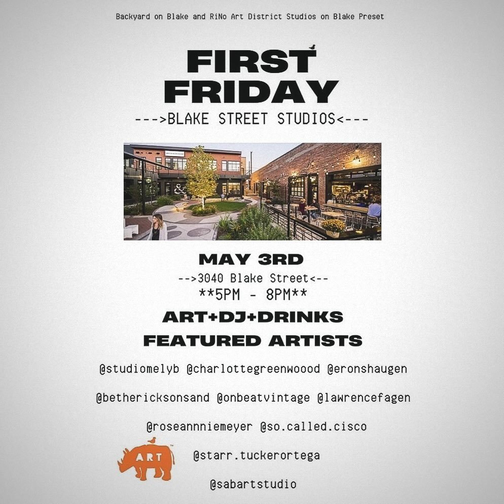 Come see what we made!
#firstfriday #denverart #studiosonblake #studiomelyb