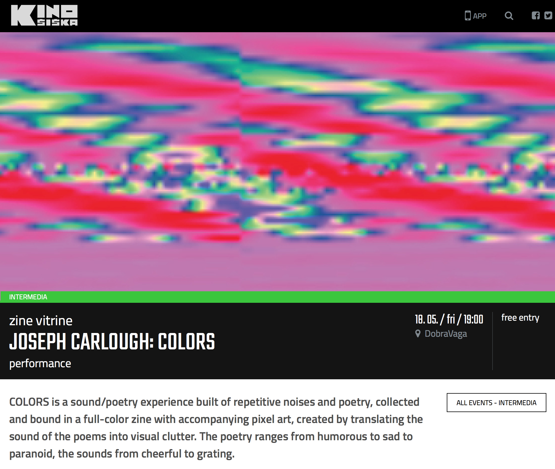 COLORS: Zine Vitrine at DobraVaga