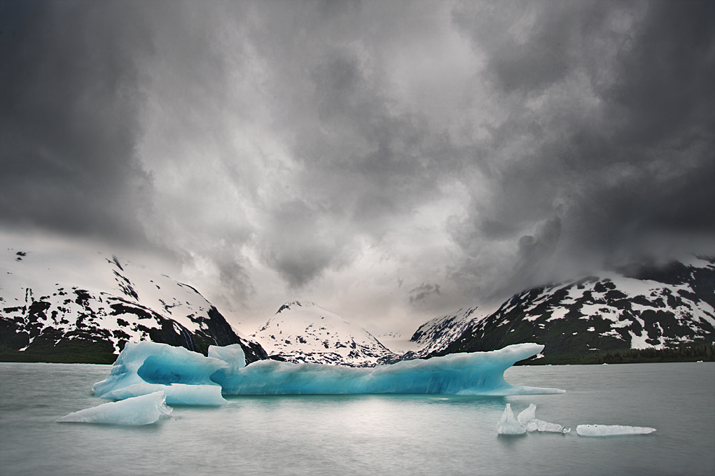 Storms over Portage Glacier