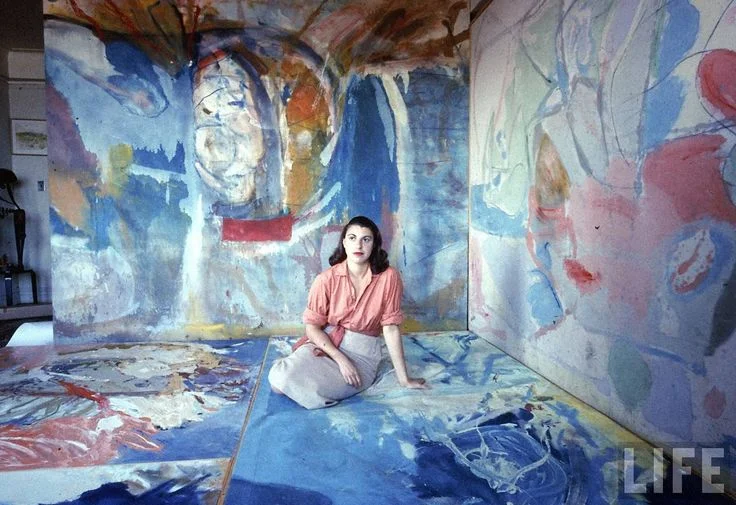 Helen Frankenthaler photographed for LIFE magazine.